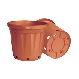 VASO MASTELLO ETNA COLOR COCCIO - Ø ESTERNO CM 17,5 - Ø INT. CM 16 - H CM 14 - LT 2